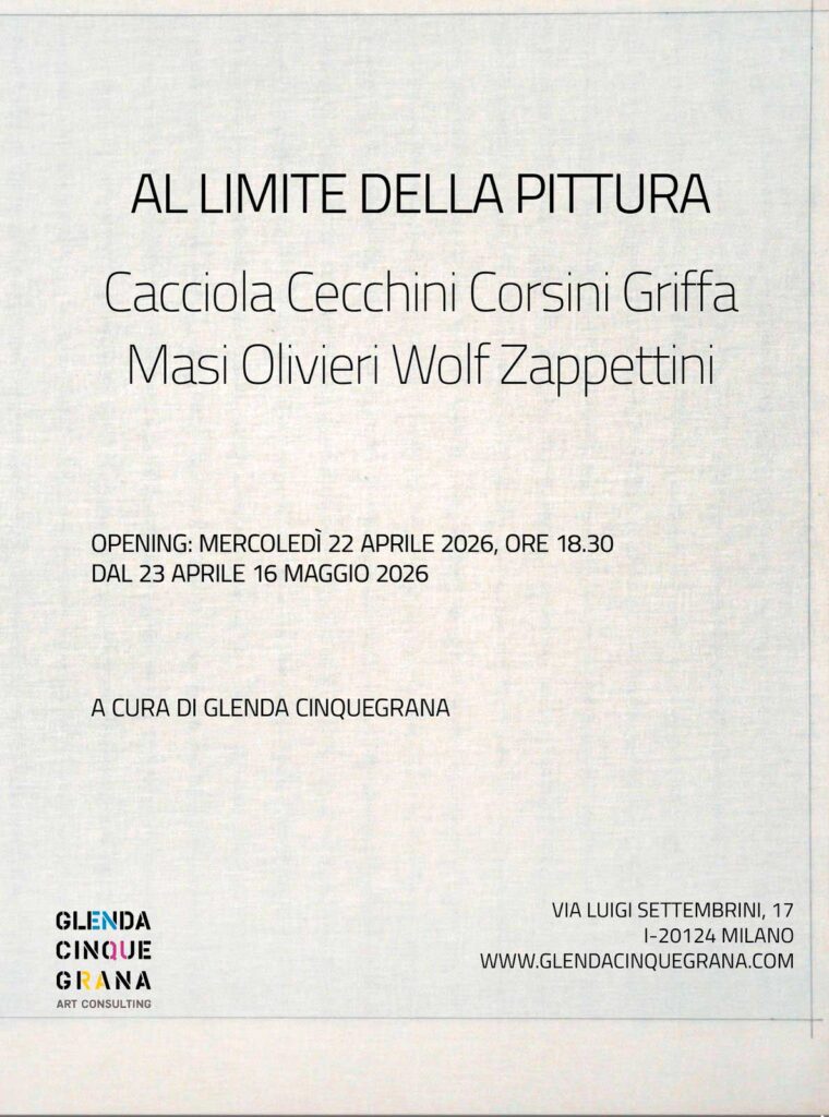 Al limite della pittura, locandina della mostra